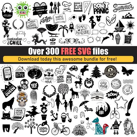 Download Free SVG Bundles for Commercial Use For Cricut